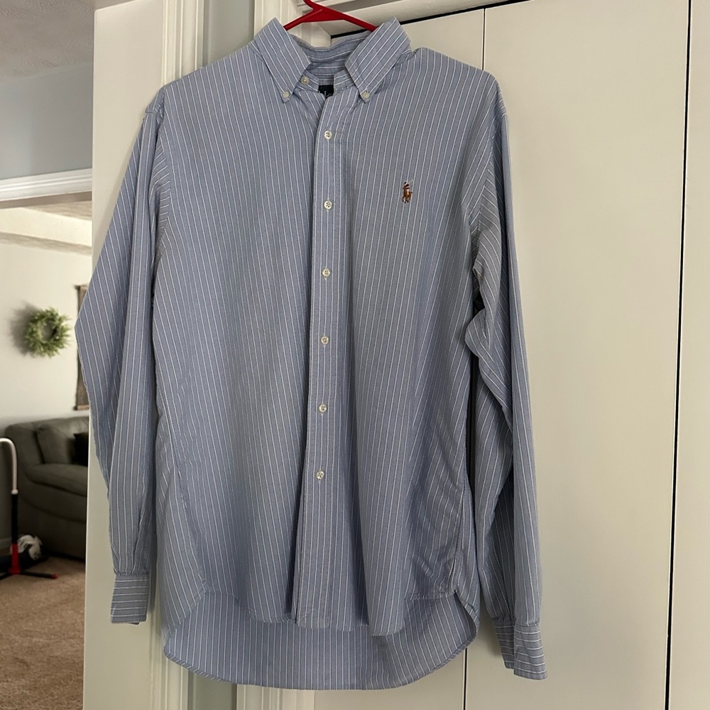 Ralph Lauren Light Blue Pinstripe Shirt